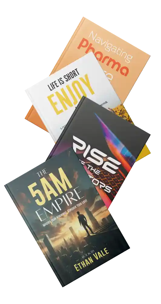 Open book on a desk representing publishing excellence